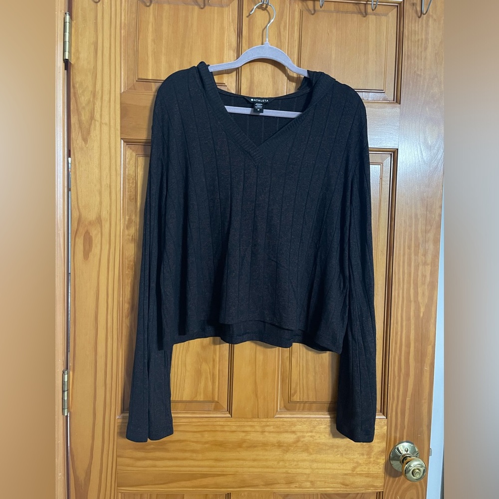 Athleta knit hoodie
